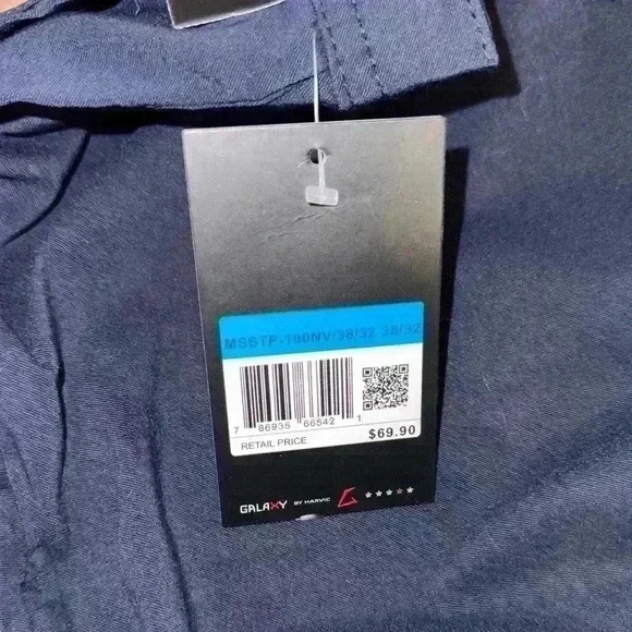 Galaxy Men’s blue navy‎ pants size 38/32 - Picture 3 of 3